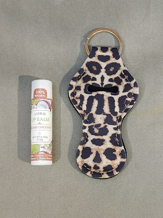 LEOPARD - LIP BALM KEYCHAIN