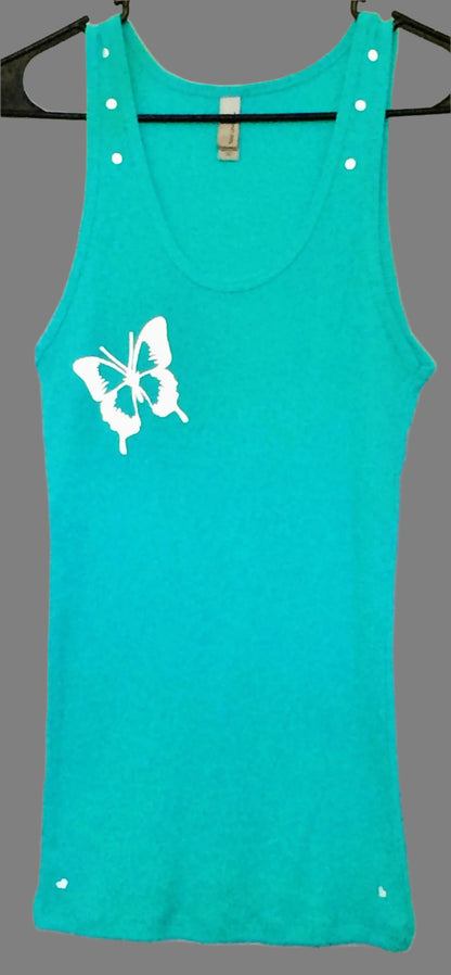 BUTTERFLY - LADIES SAFETY ACTIVEWEAR TANK & WATER BOTTLE COMBO