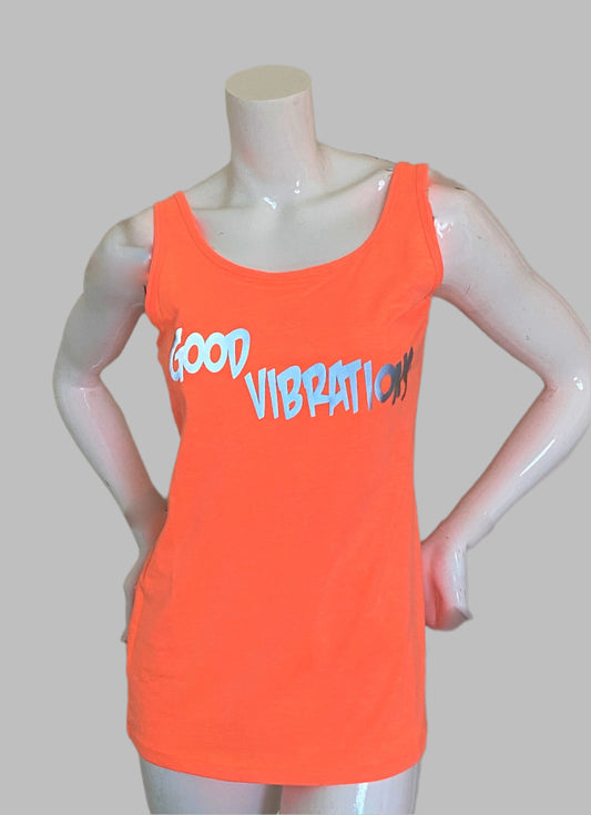 GOOD VIBRATIONS NO - LADIES SAFETY ACTIVEWEAR TANK & WATER BOTTLE COMBO