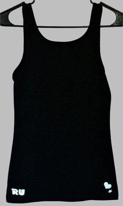 HEARTS & STARS - LADIES SAFETY ACTIVEWEAR TANK & WATER BOTTLE COMBO