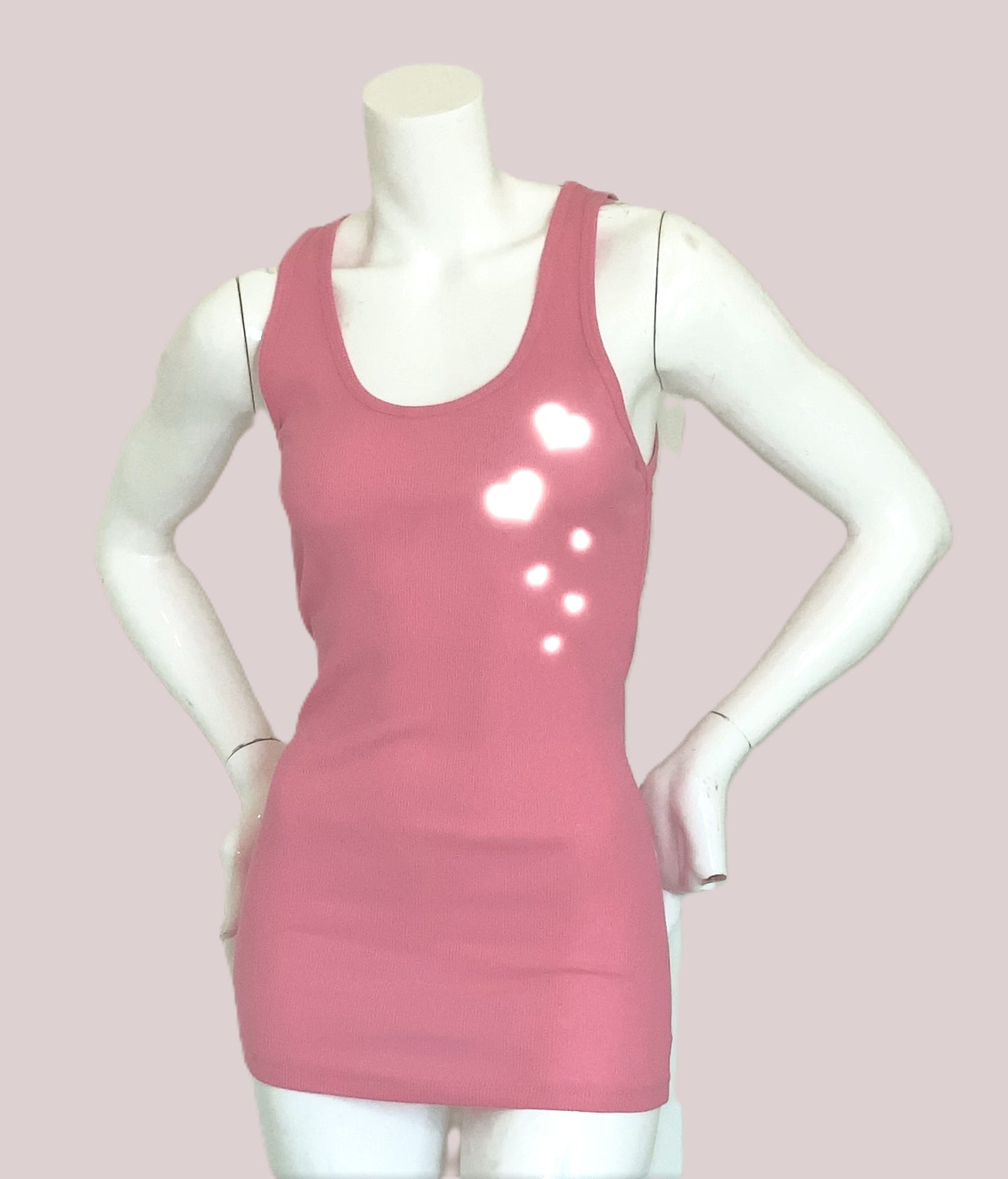 FLOATING HEARTS - LADIES SAFETY ACTIVEWEAR TANK & WATER BOTTLE COMBO