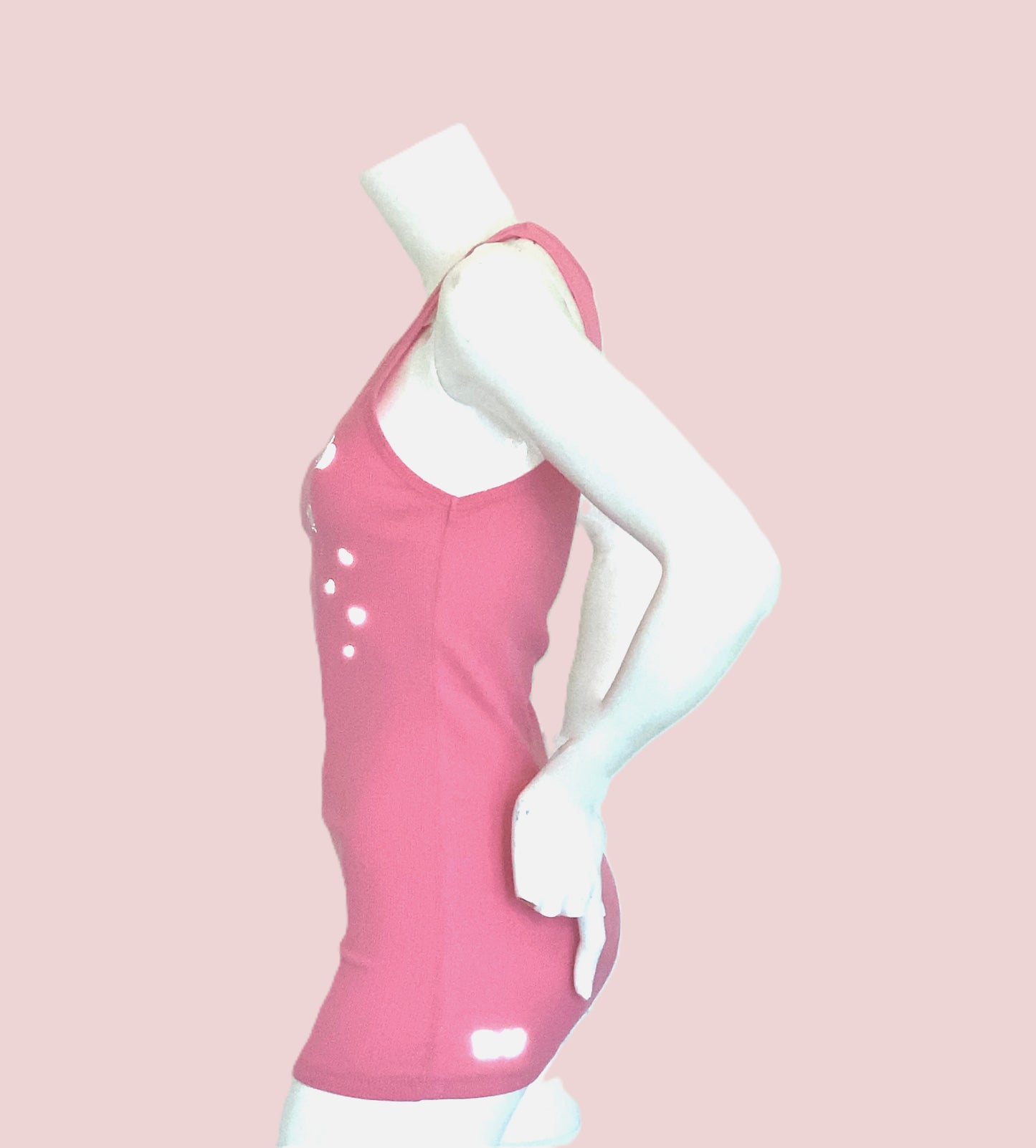 FLOATING HEARTS - LADIES SAFETY ACTIVEWEAR TANK & WATER BOTTLE COMBO