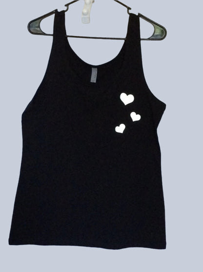 3 HEARTS - LADIES SAFETY ACTIVEWEAR TANK & WATER BOTTLE COMBO