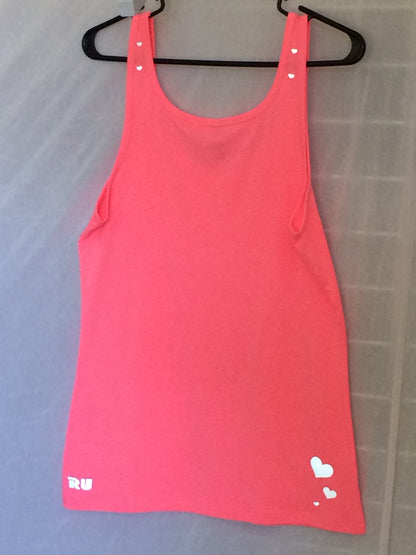 TRI HEART - LADIES SAFETY ACTIVEWEAR TANK & WATER BOTTLE COMBO