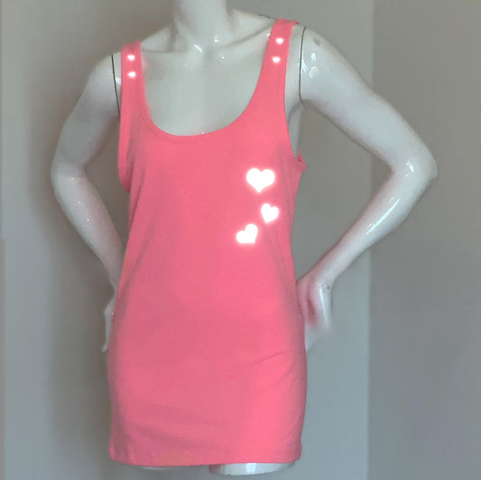 TRI HEART - LADIES SAFETY ACTIVEWEAR TANK & WATER BOTTLE COMBO