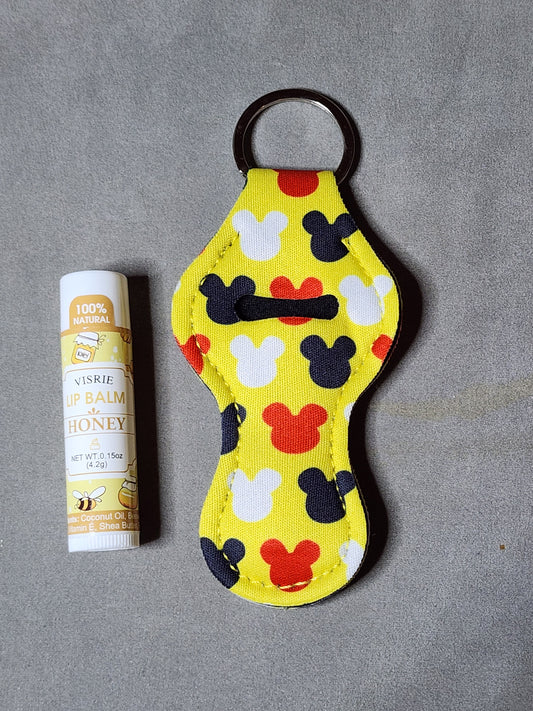 MICKEY HEAD - LIP BALM KEYCHAIN