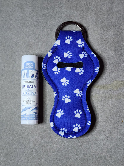PAW PRINT - LIP BALM KEYCHAIN