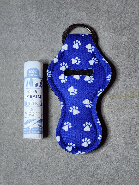 PAW PRINT - LIP BALM KEYCHAIN