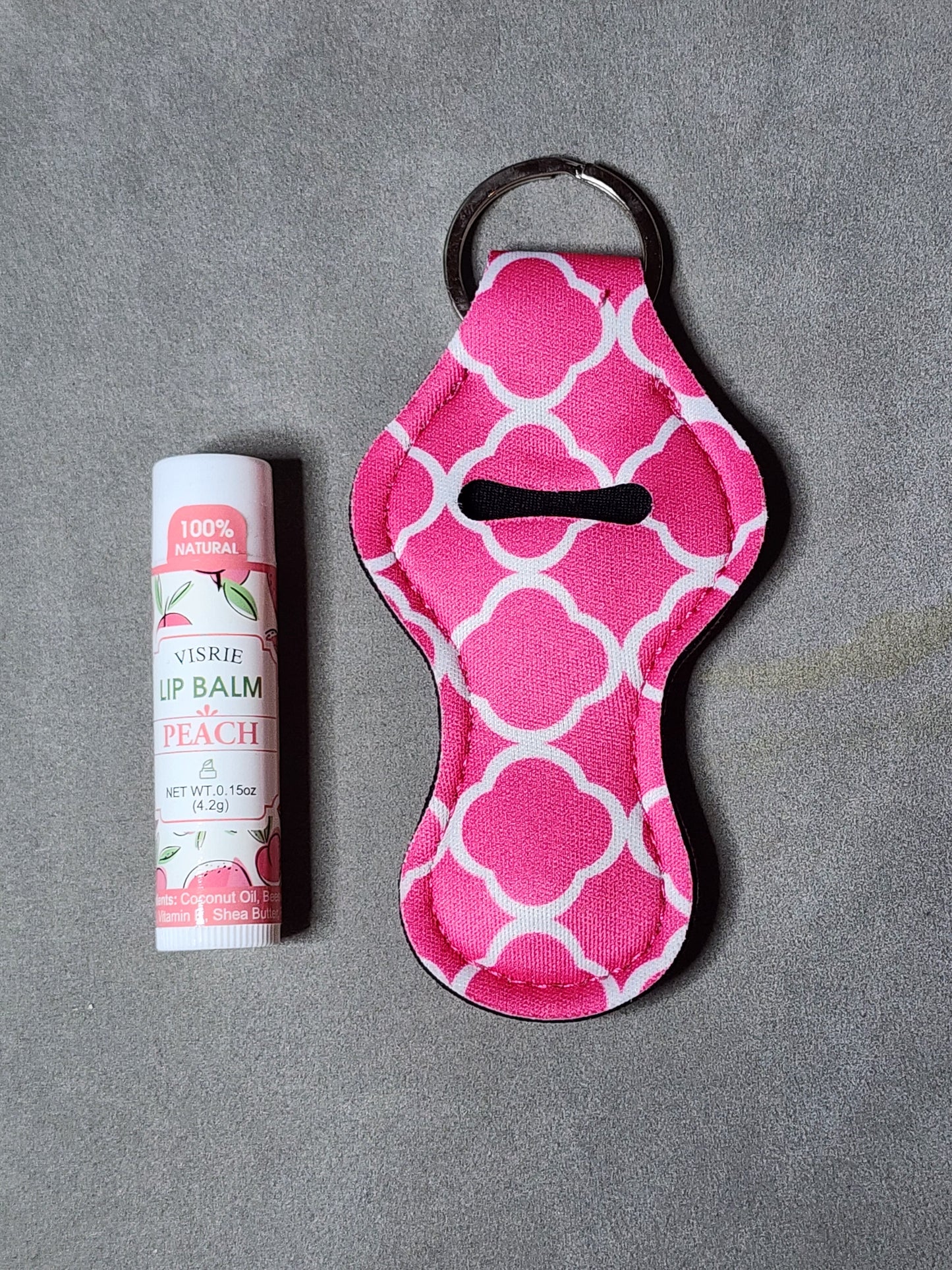 PINK - LIP BALM KEYCHAIN