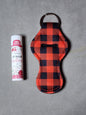 PLAID BKRD- LIP BALM KEYCHAIN