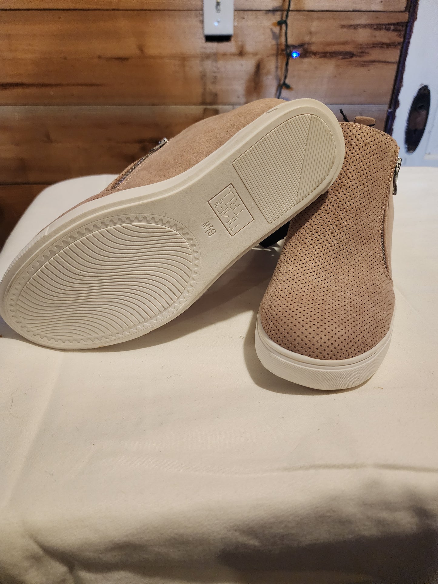 FAUX SUEDE LADIES BOOTIES