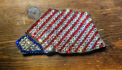 THE STATE OF PATRIOTISM  - PATRIOTIC PAPERWEIGHT