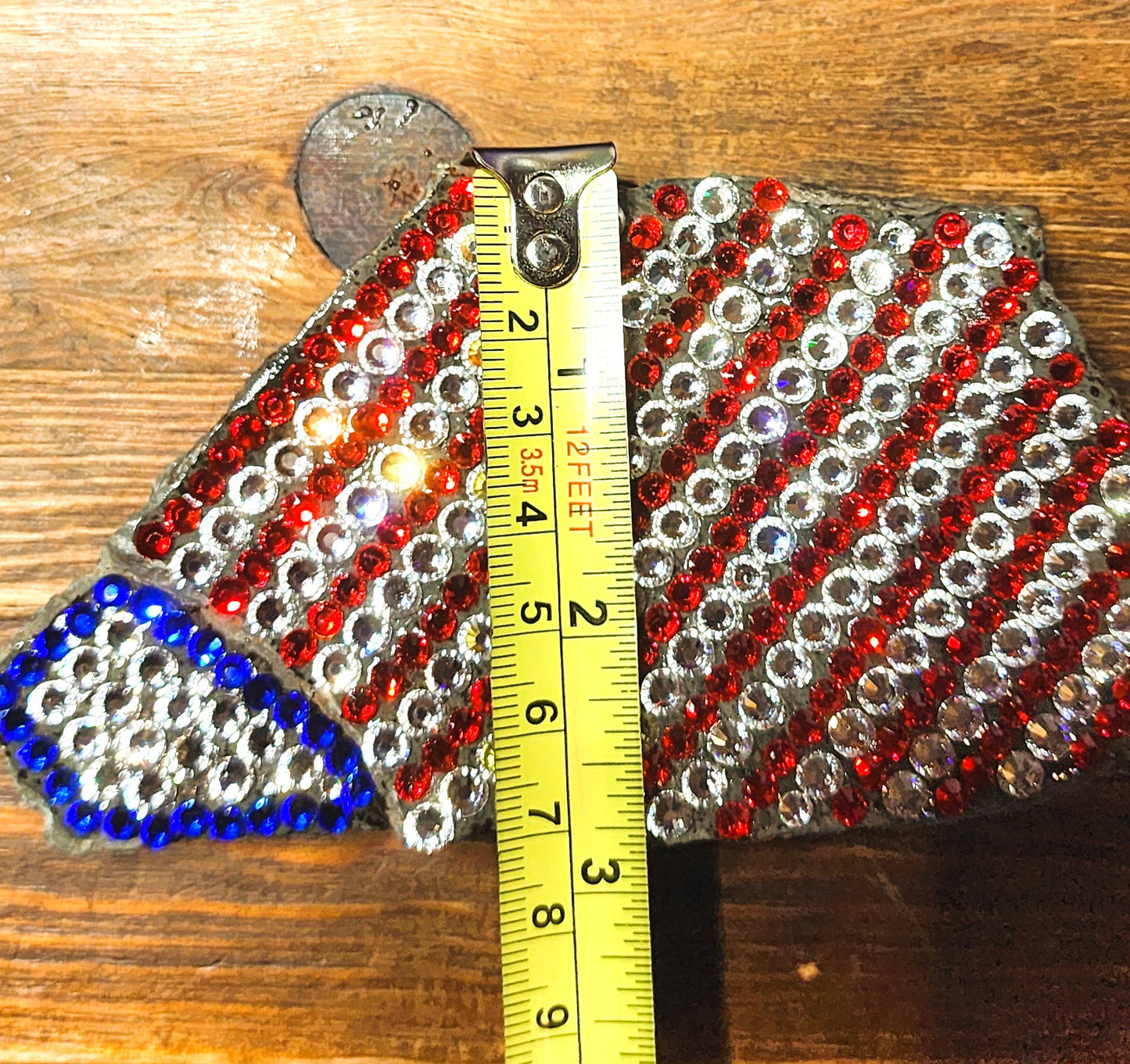 THE STATE OF PATRIOTISM  - PATRIOTIC PAPERWEIGHT