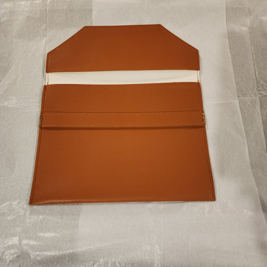 SWARVOSKI LEATHER DESIGNED TABLET CASE - UP TO 10"- COPPER ZIG - TABLET 2