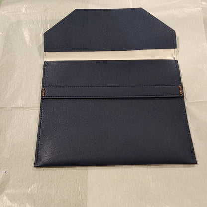 SWARVOSKI LEATHER DESIGNED TABLET CASE - UP TO 10"- NAVY / BLUE - TABLET 3