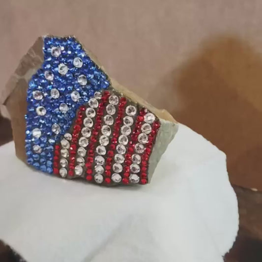 JUST A LIL' PATRIOT - PATRIOTIC PAPERWEIGHT