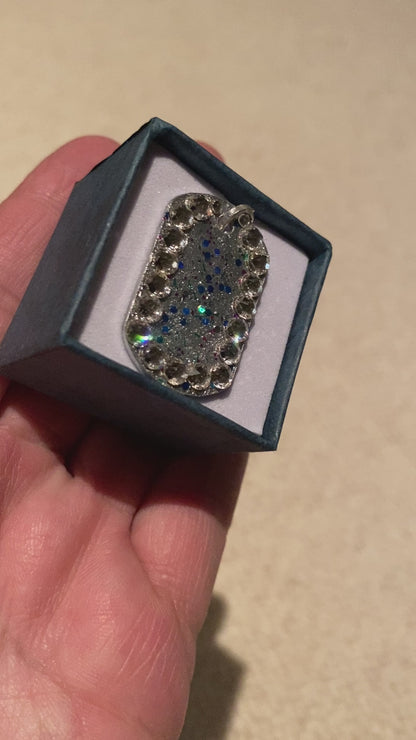 UNIVERSE #33 - HANDMADE SWAROVSKI PENDANT NECKLACE