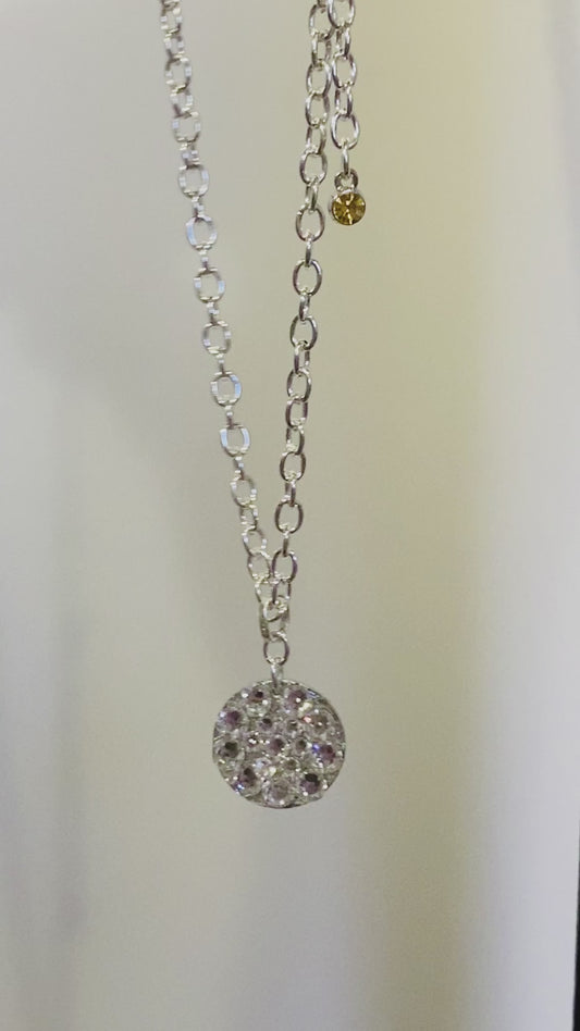 BRIGHT STAR #1 - HANDMADE SWAROVSKI PENDANT NECKLACE