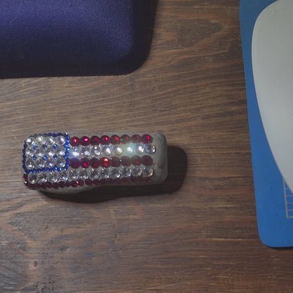 THE STATE OF PATRIOTISM  - PATRIOTIC PAPERWEIGHT