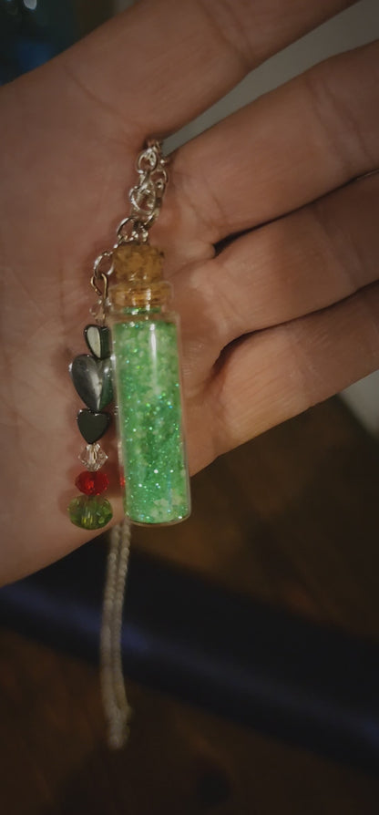 CHRISTMAS #14 - HEARTS O' GLOW PENDANT NECKLACE