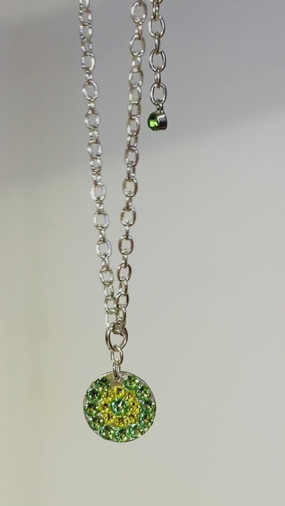 LUCKY SHOE #18 - HANDMADE SWAROVSKI PENDANT NECKLACE