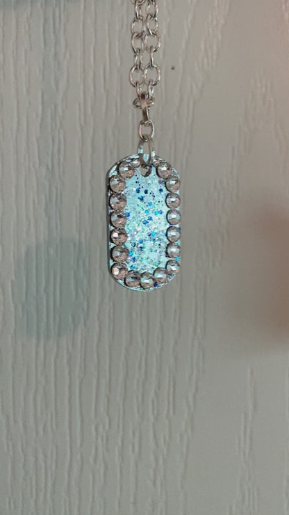 UNIVERSE #33 - HANDMADE SWAROVSKI PENDANT NECKLACE