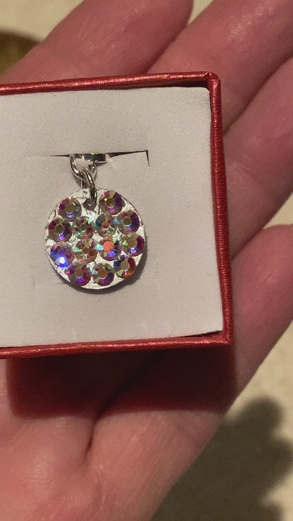 NORTH STAR #32 - HANDMADE SWAROVSKI PENDANT NECKLACE