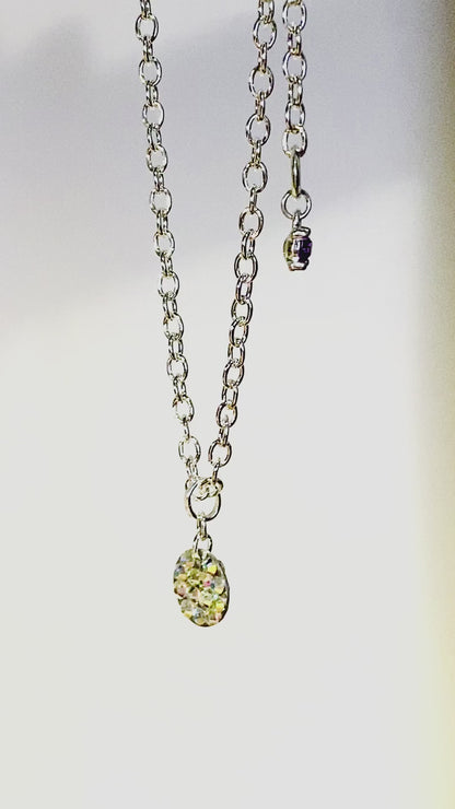 NORTH STAR #32 - HANDMADE SWAROVSKI PENDANT NECKLACE